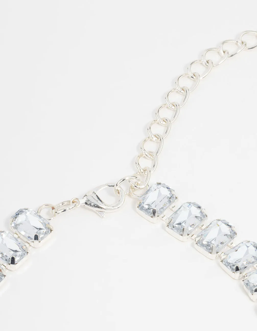 Silver Radiant Diamante Belt