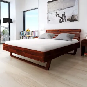 Solid Acacia Eco Wood Bed Frame