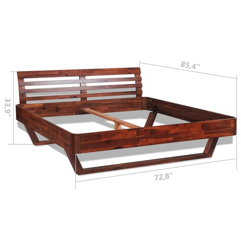 Solid Acacia Eco Wood Bed Frame