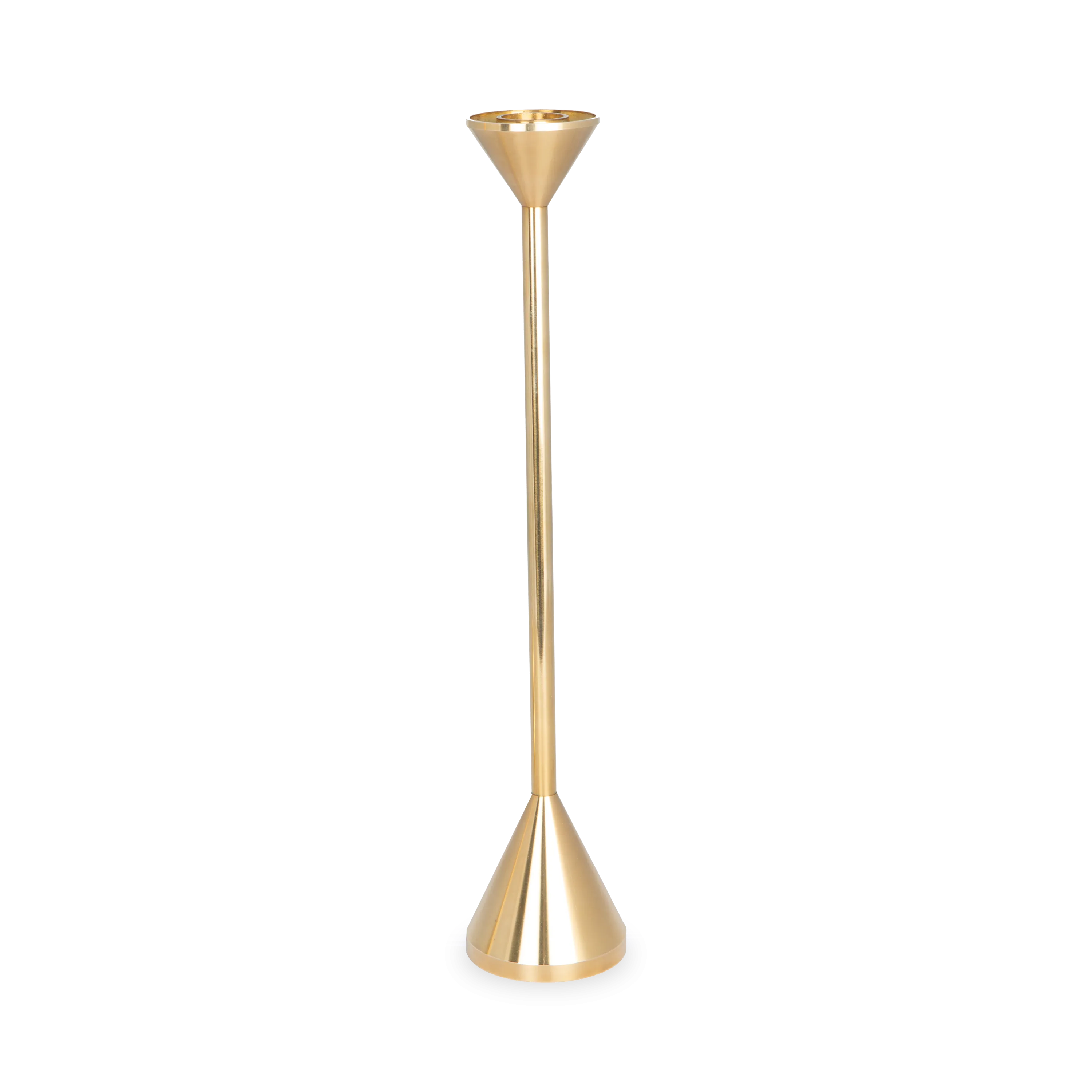 Solid Brass Cone Candleholder