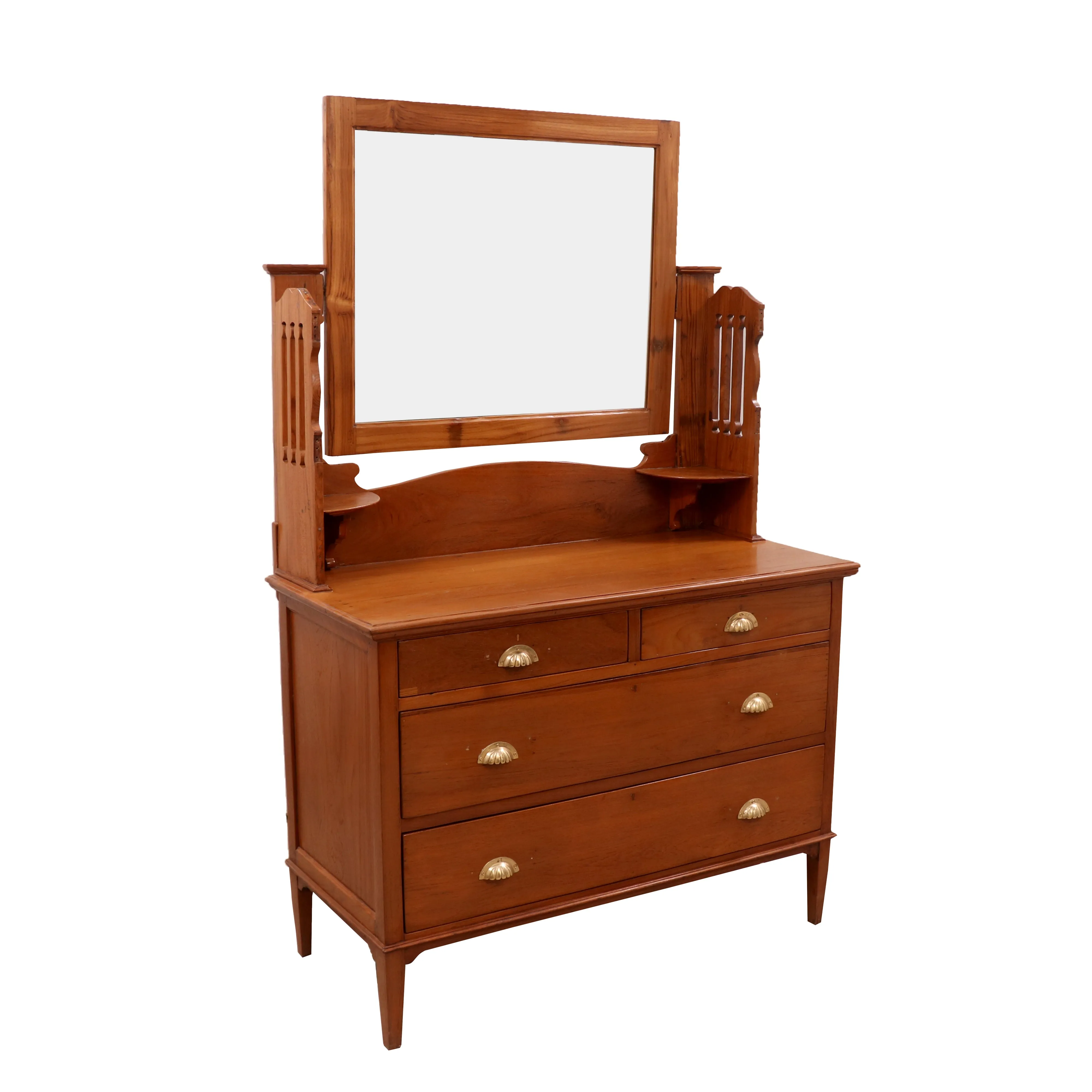 Solid Wood mirror Dresser