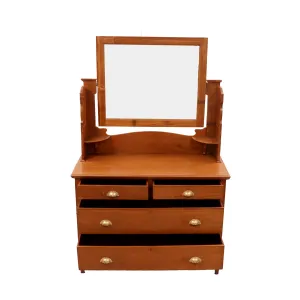 Solid Wood mirror Dresser