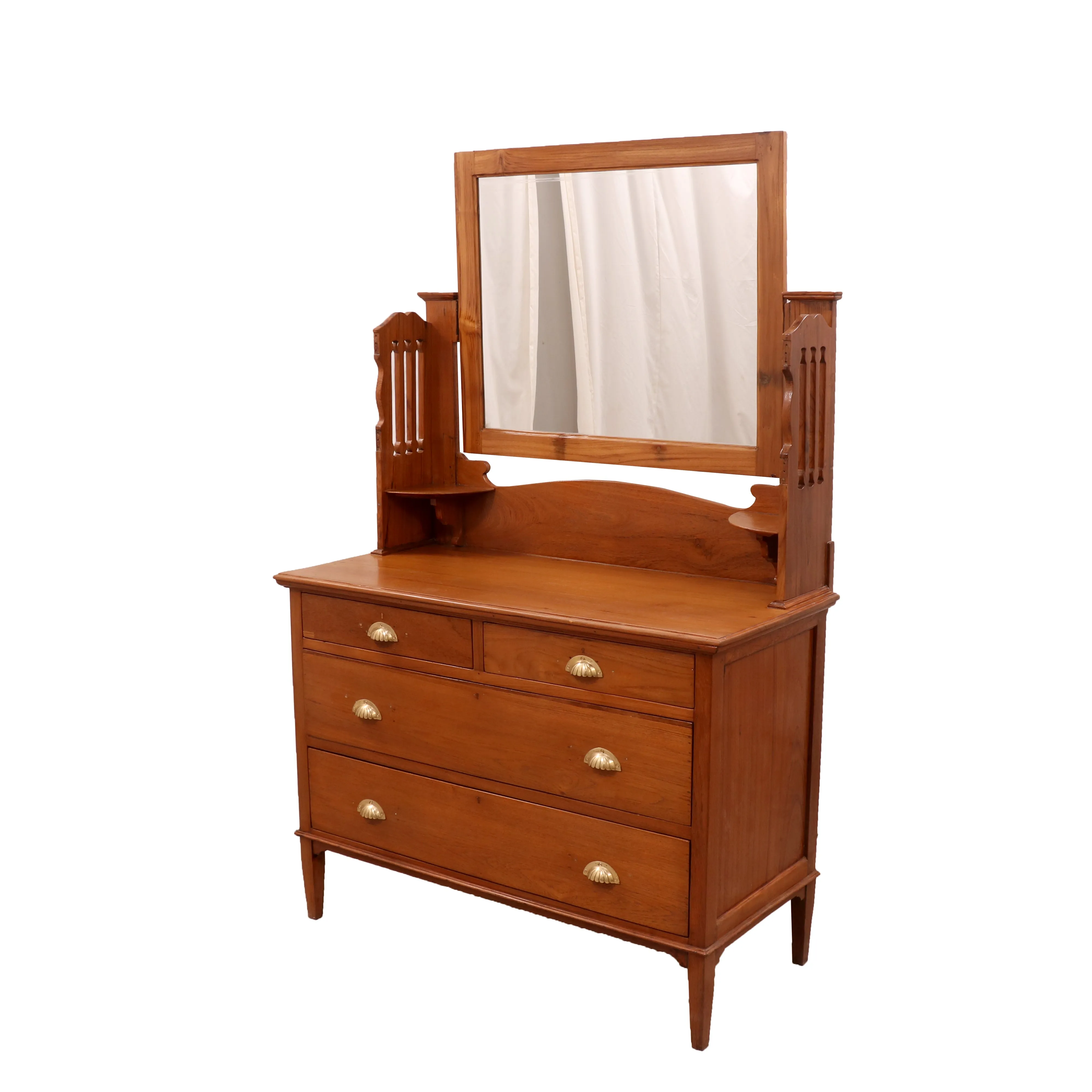 Solid Wood mirror Dresser