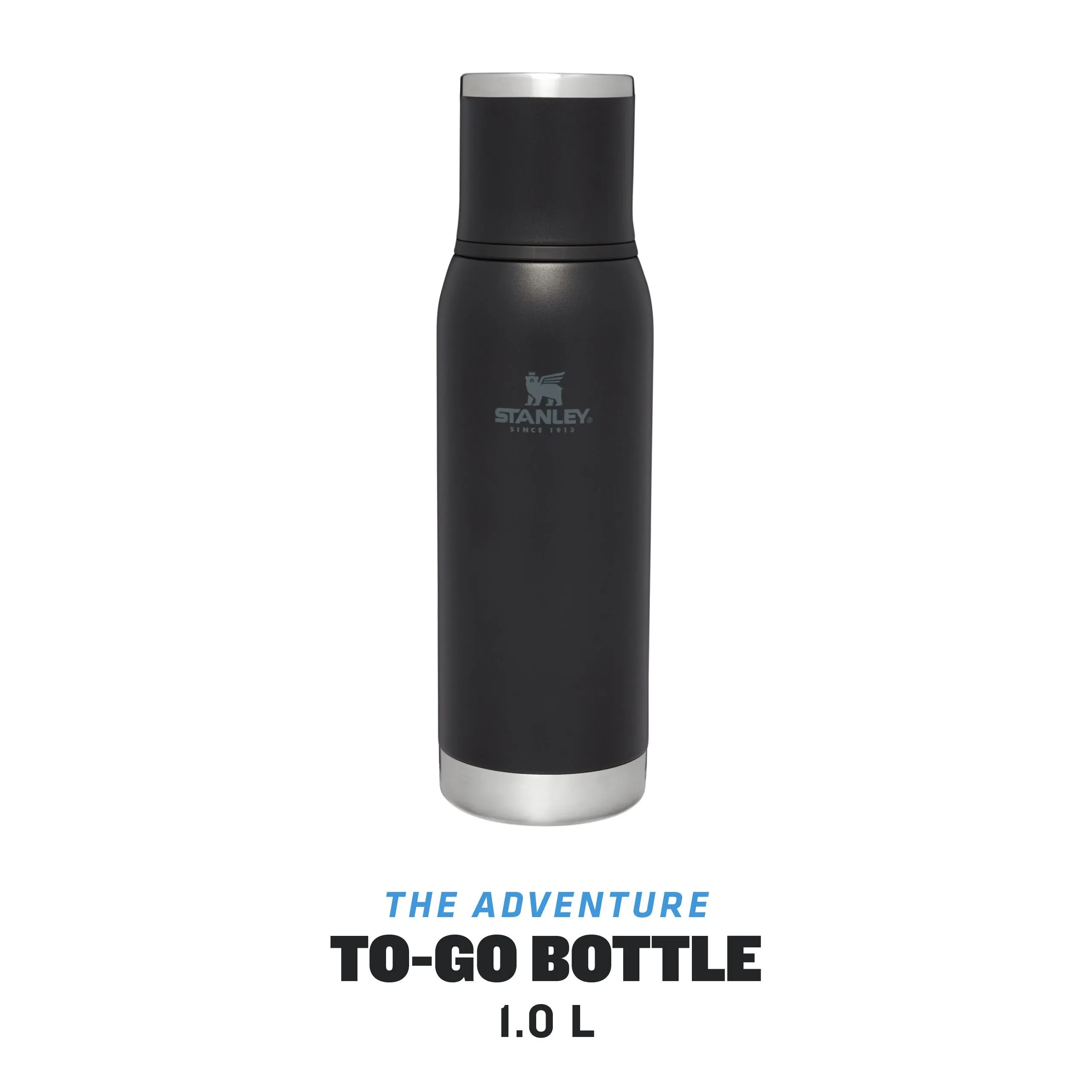 Stanley Flask Adventure To Go Bottle 1.0L Black