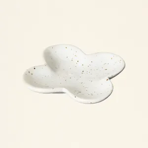 Stoneware Clover Dish