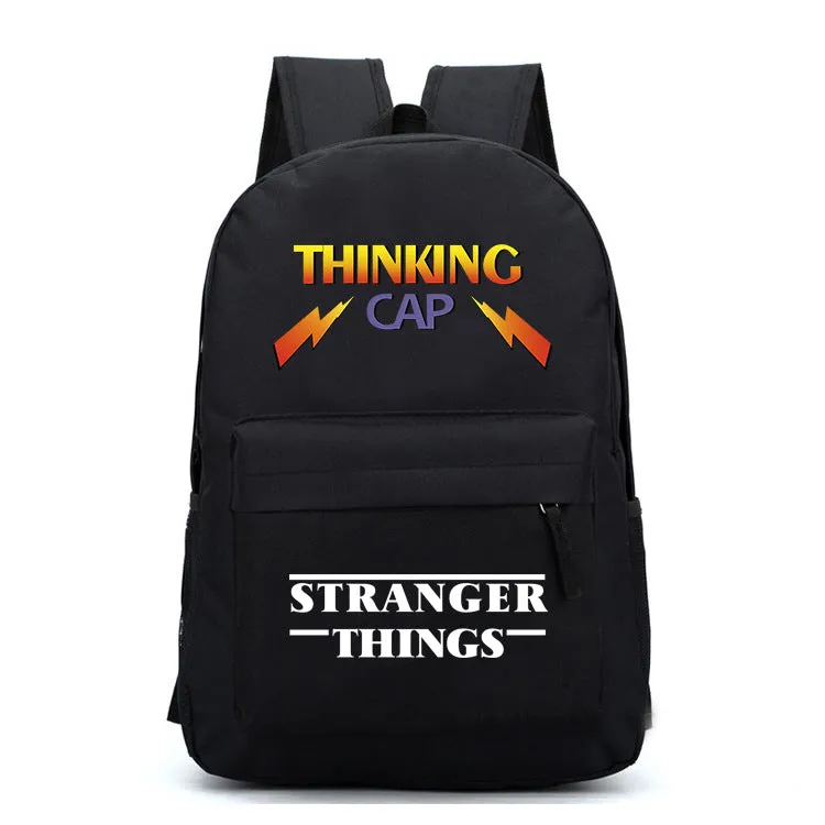 Stranger Things Backpack Cartoon Animation Men's and Women's Casual Fashion Student Backpack