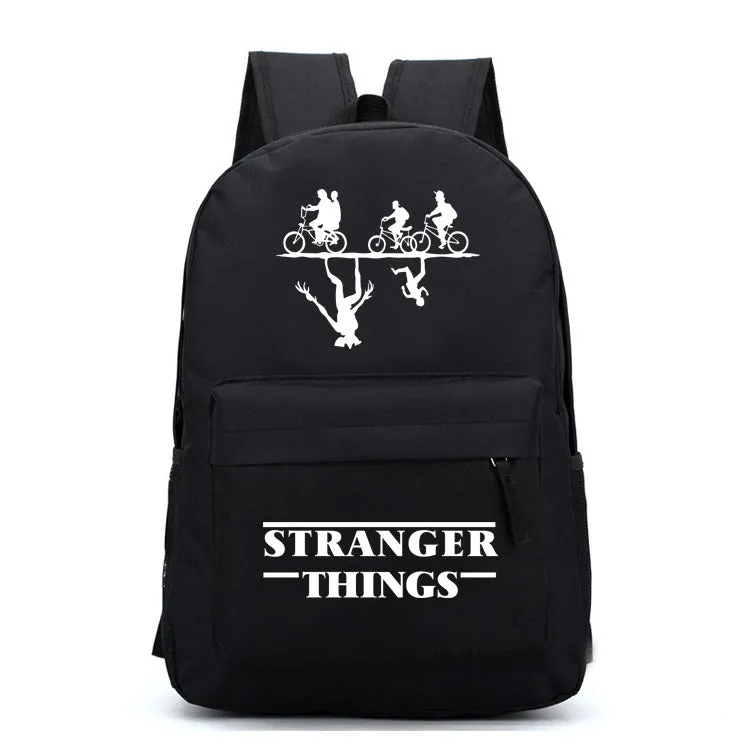 Stranger Things Backpack Cartoon Animation Men's and Women's Casual Fashion Student Backpack