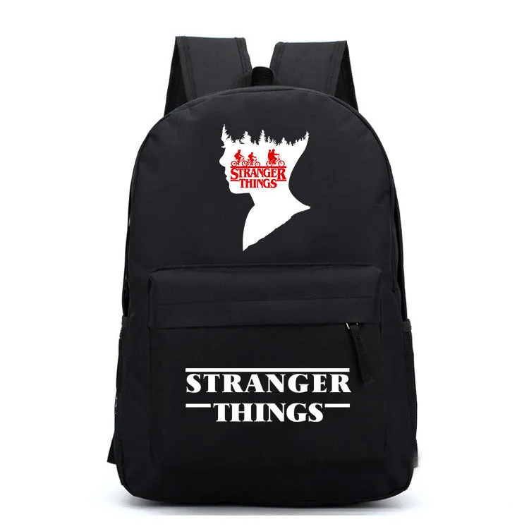 Stranger Things Backpack Cartoon Animation Men's and Women's Casual Fashion Student Backpack
