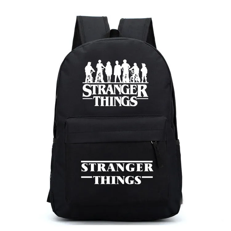 Stranger Things Backpack Cartoon Animation Men's and Women's Casual Fashion Student Backpack