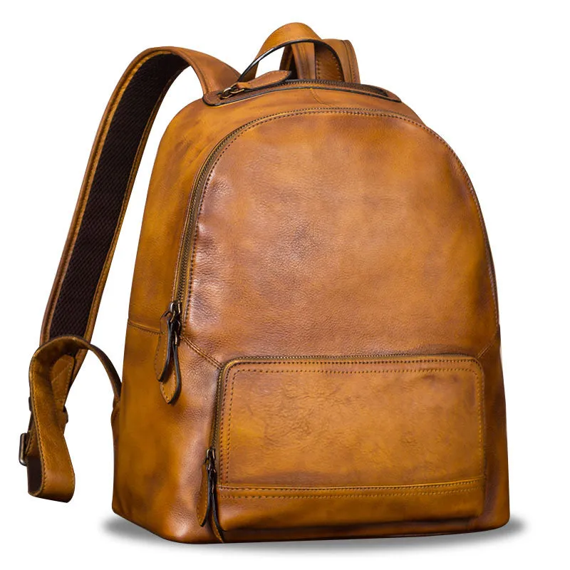 Stylish Womens Genuine Leather Backpack Purse Hiking Backpack for Women