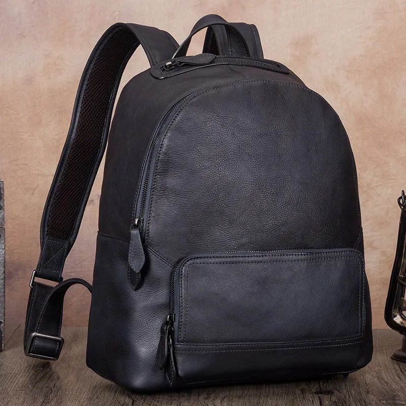Stylish Womens Genuine Leather Backpack Purse Hiking Backpack for Women