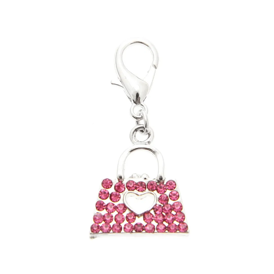 Swarovski Handbag Dog Collar Charm