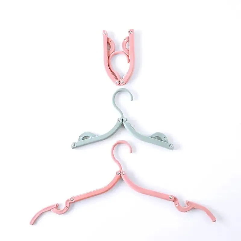 T Shaped Stacking Clothes Hanger, Folding Clothes Hanger, Multifunctional Clothes Hanger, Space Saving Plastic Clothes Holder