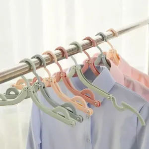 T Shaped Stacking Clothes Hanger, Folding Clothes Hanger, Multifunctional Clothes Hanger, Space Saving Plastic Clothes Holder