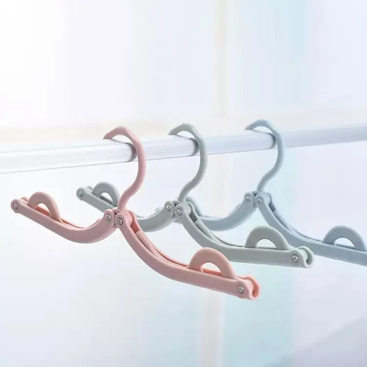 T Shaped Stacking Clothes Hanger, Folding Clothes Hanger, Multifunctional Clothes Hanger, Space Saving Plastic Clothes Holder
