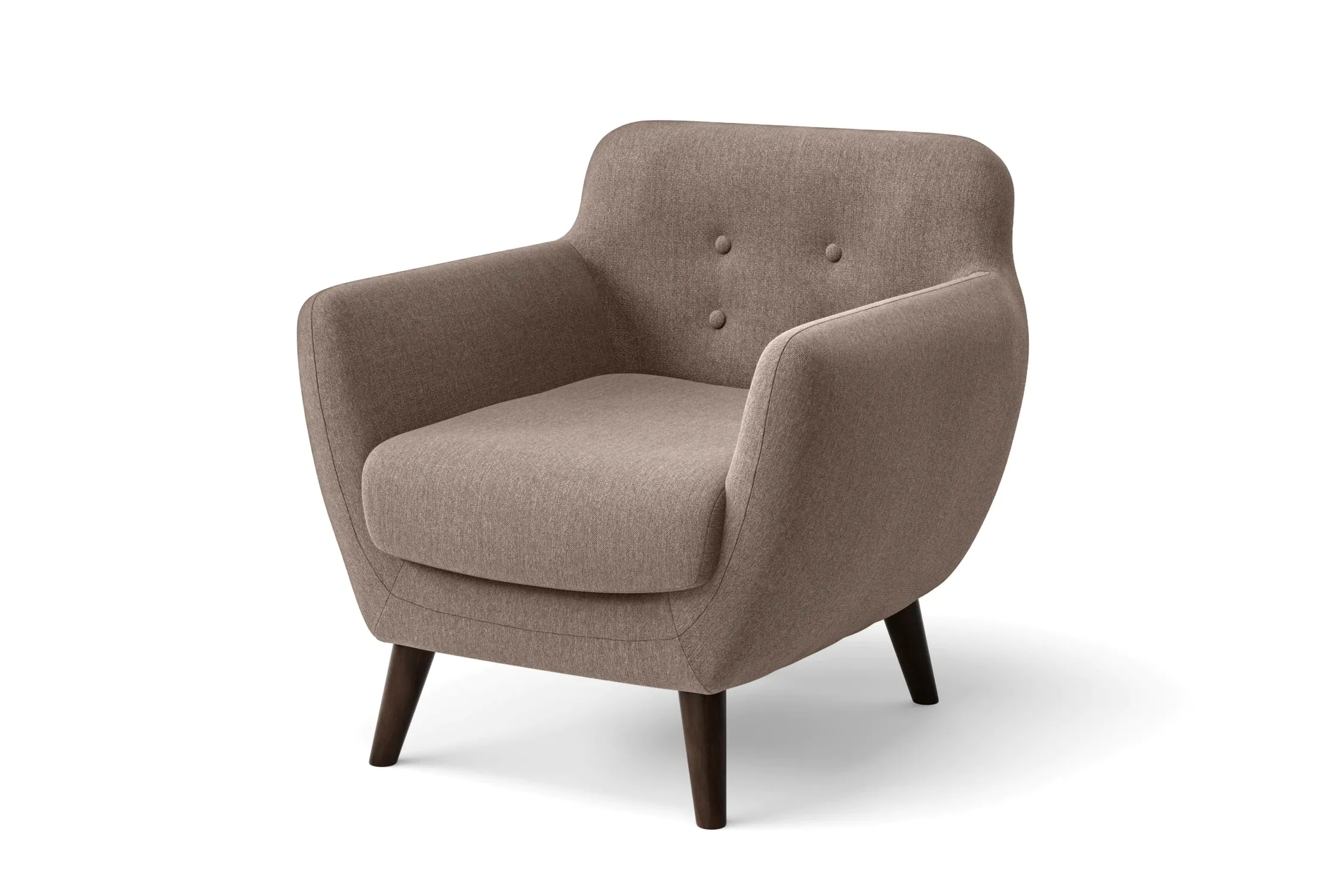 Terni Armchair Caramel Linen Fabric