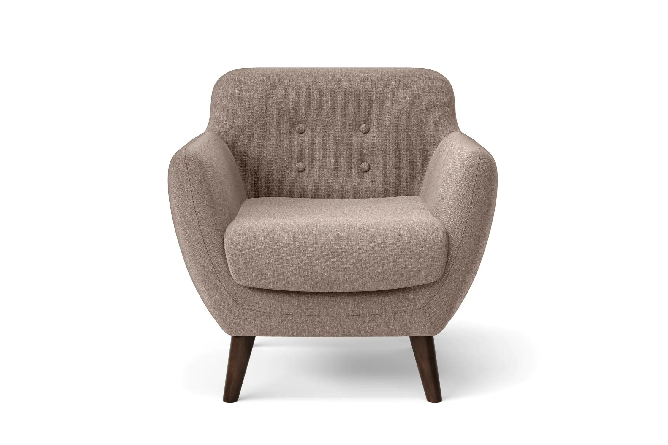 Terni Armchair Caramel Linen Fabric
