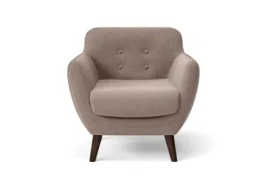 Terni Armchair Caramel Linen Fabric