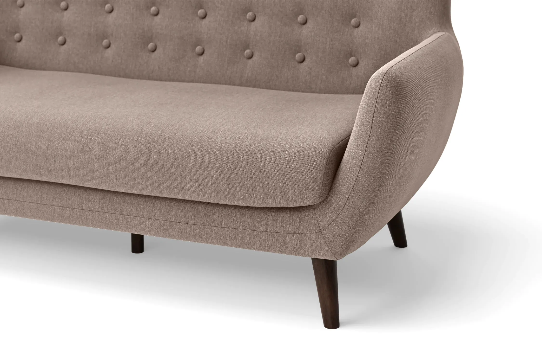 Terni Armchair Caramel Linen Fabric