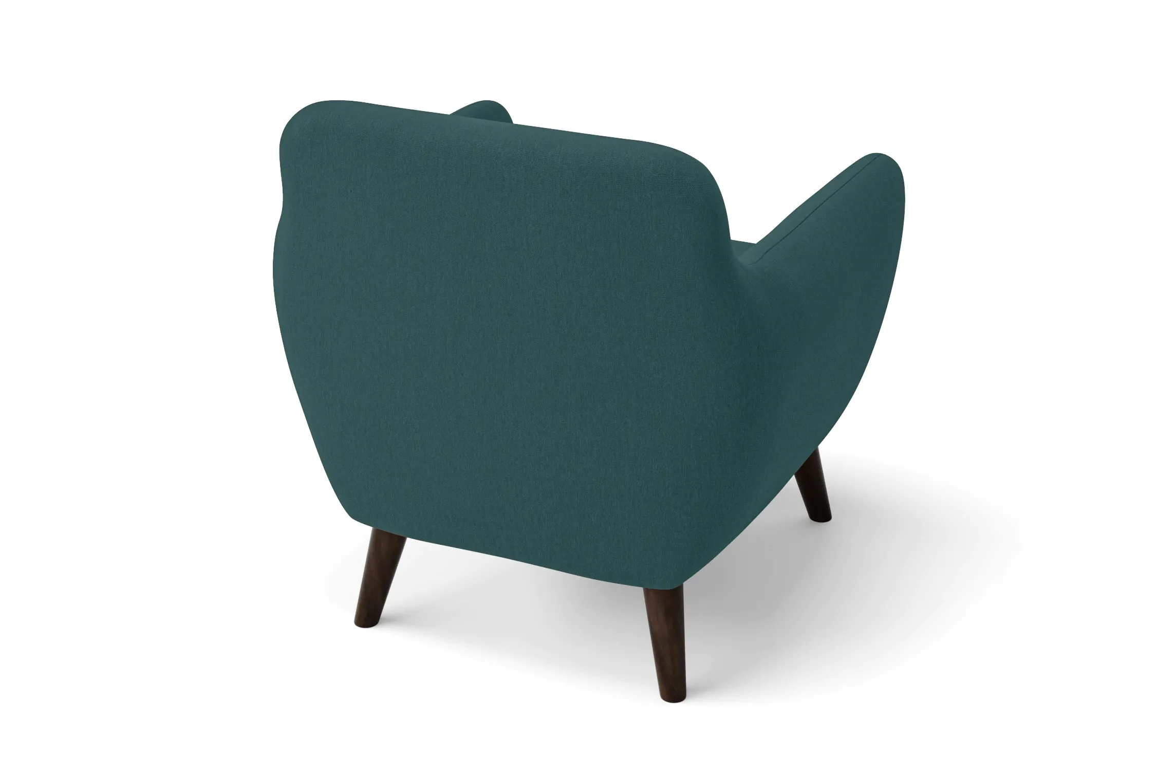 Terni Armchair Teal Linen Fabric