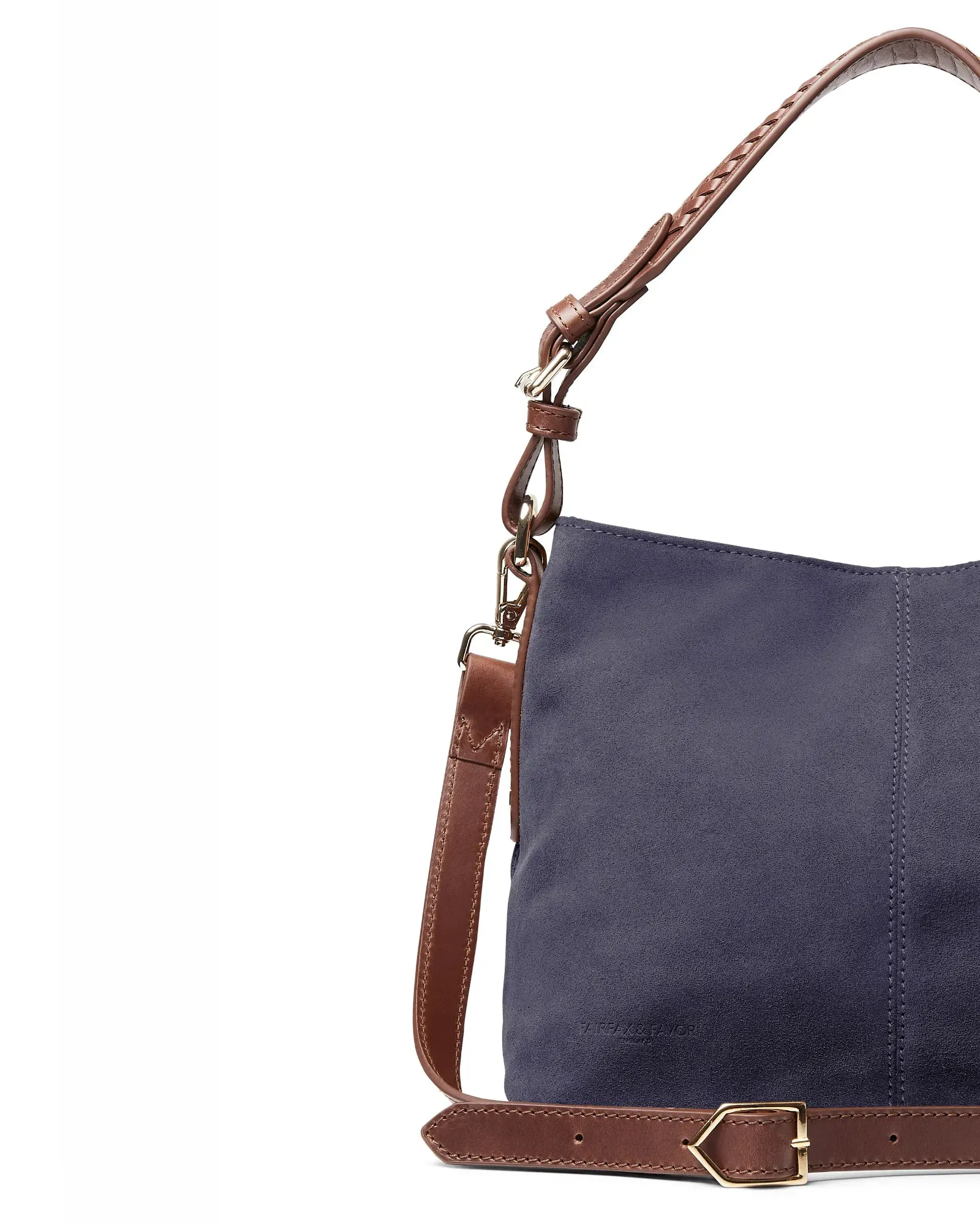 The Mini Tetbury Tote Bag - Ink Suede