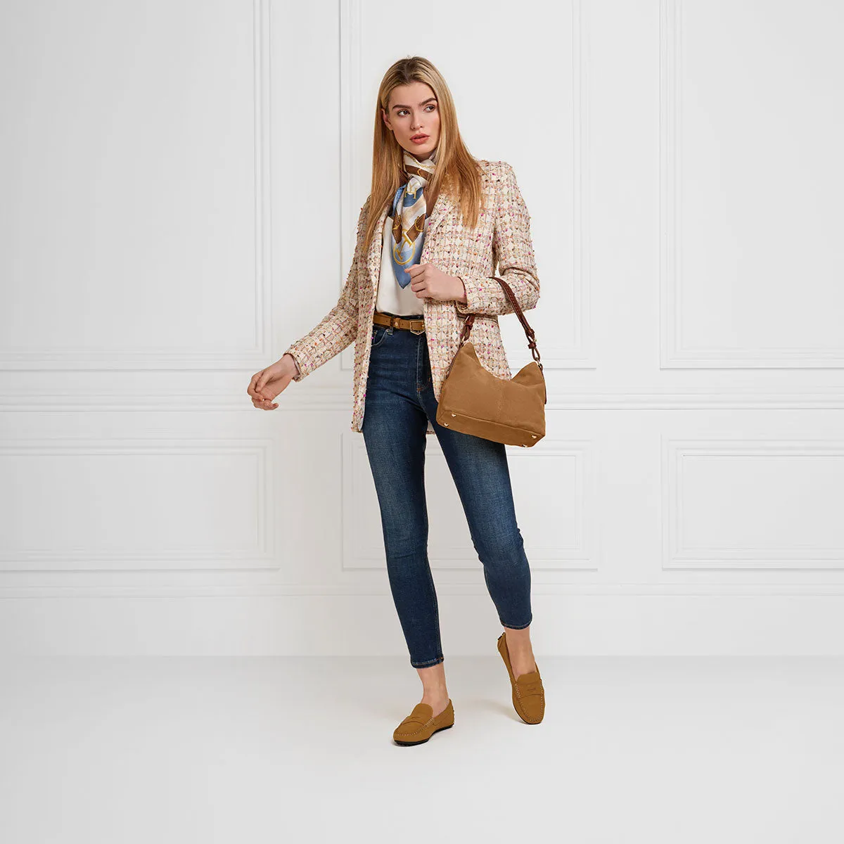 The Mini Tetbury Tote Bag - Tan Suede