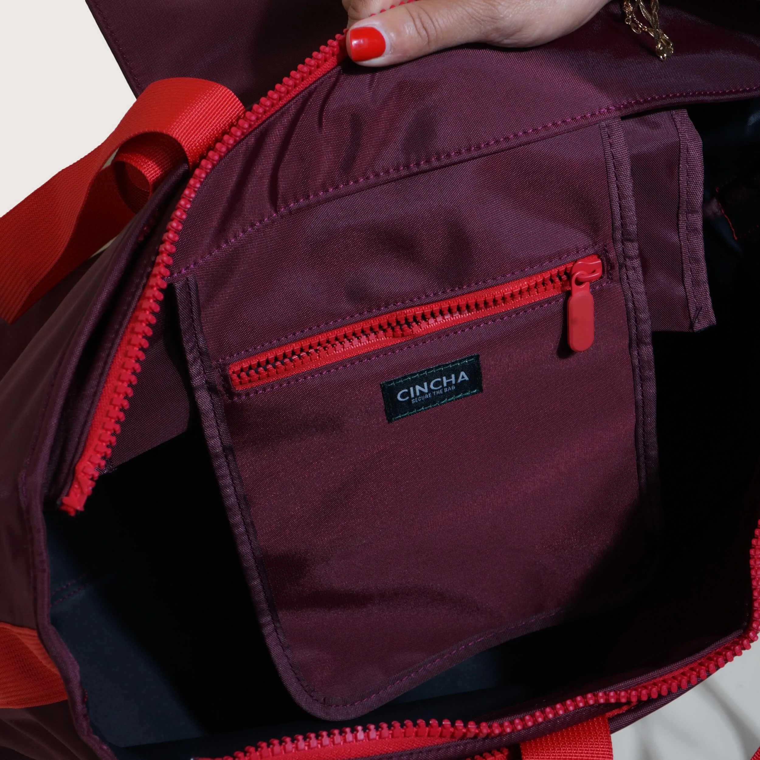 The Nylon Zip-All Tote - Jet