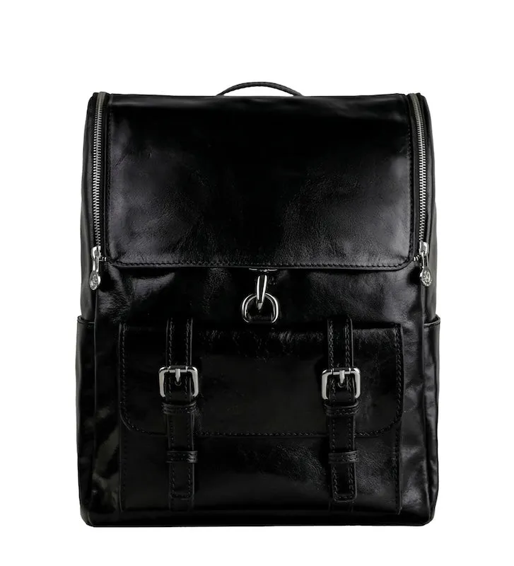 The Odyssey - Large Unisex Leather Backpack