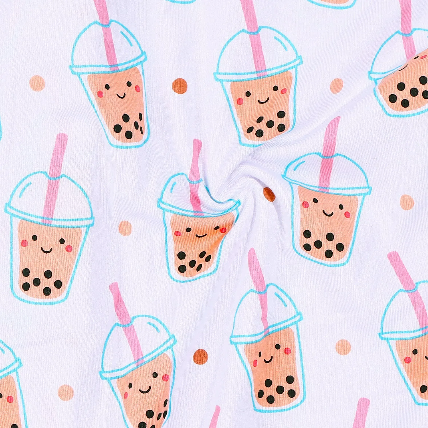 THE WEE BEAN | Kidswear | Bamboo Convertible Zip Romper - Boba