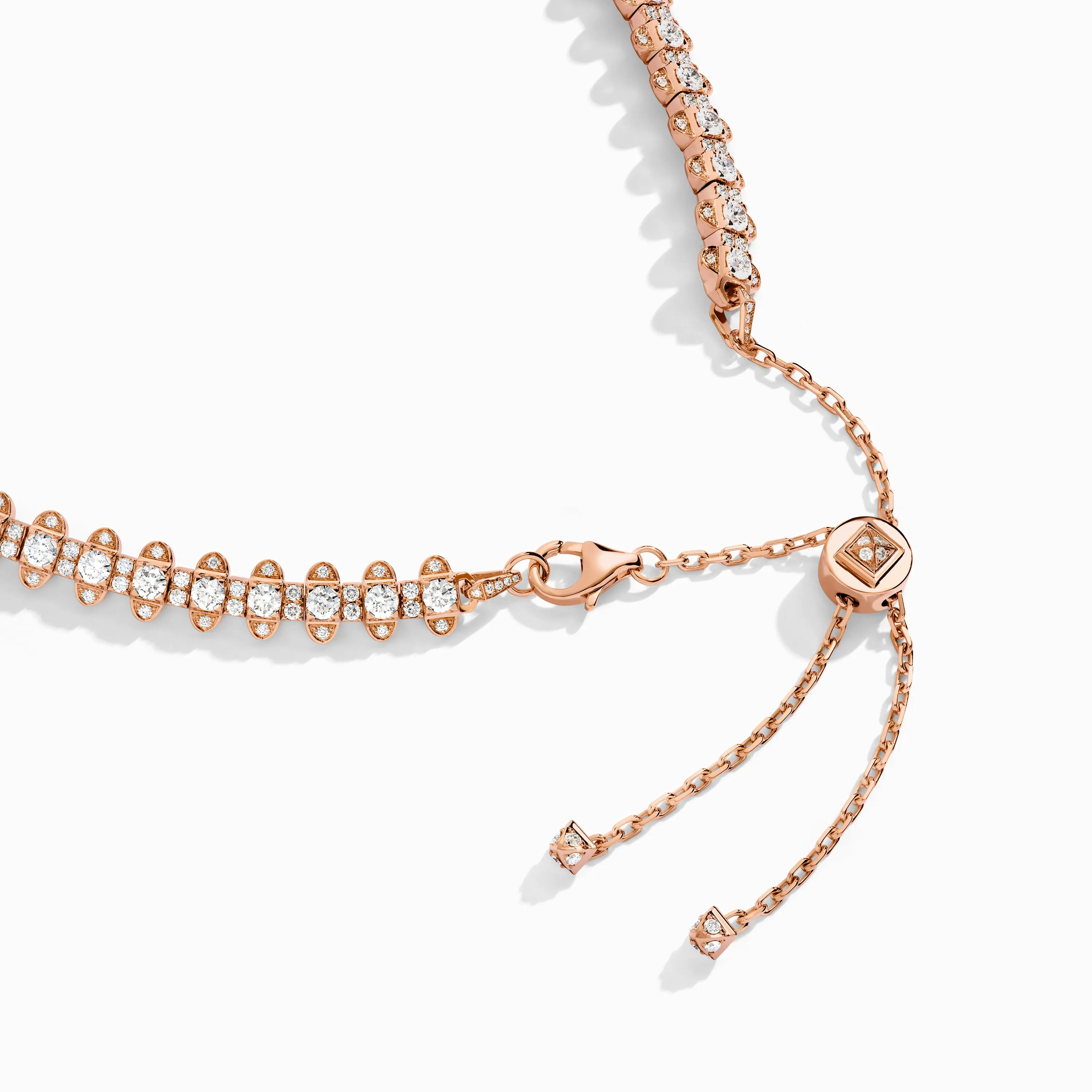Tip-Top Full Diamond Collar Necklace