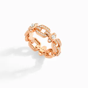 Tip-Top Link Full Diamond Ring