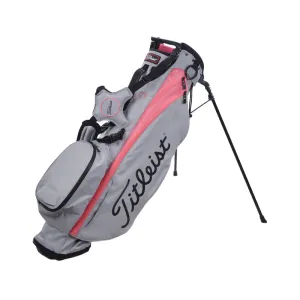 TITLEIST Players 4 Women's Stand Bag (Grey/Coral)