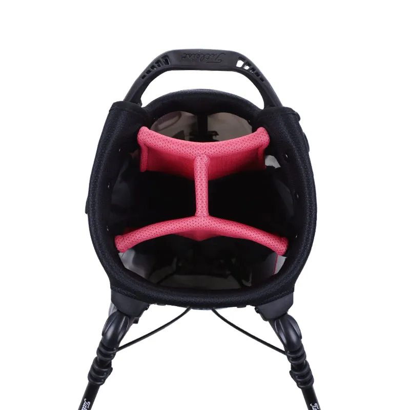 TITLEIST Players 4 Women's Stand Bag (Grey/Coral)