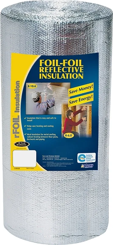 TVM W757 Construction Insulation, 50 ft L, 48 in W, Polyethylene :ROLL: QUANTITY: 1