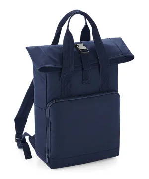 Twin handle roll-top backpack | Navy Dusk