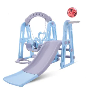 Twinkle 4 in 1 Swing and Slider Foldable Baby Garden Slide for Kids