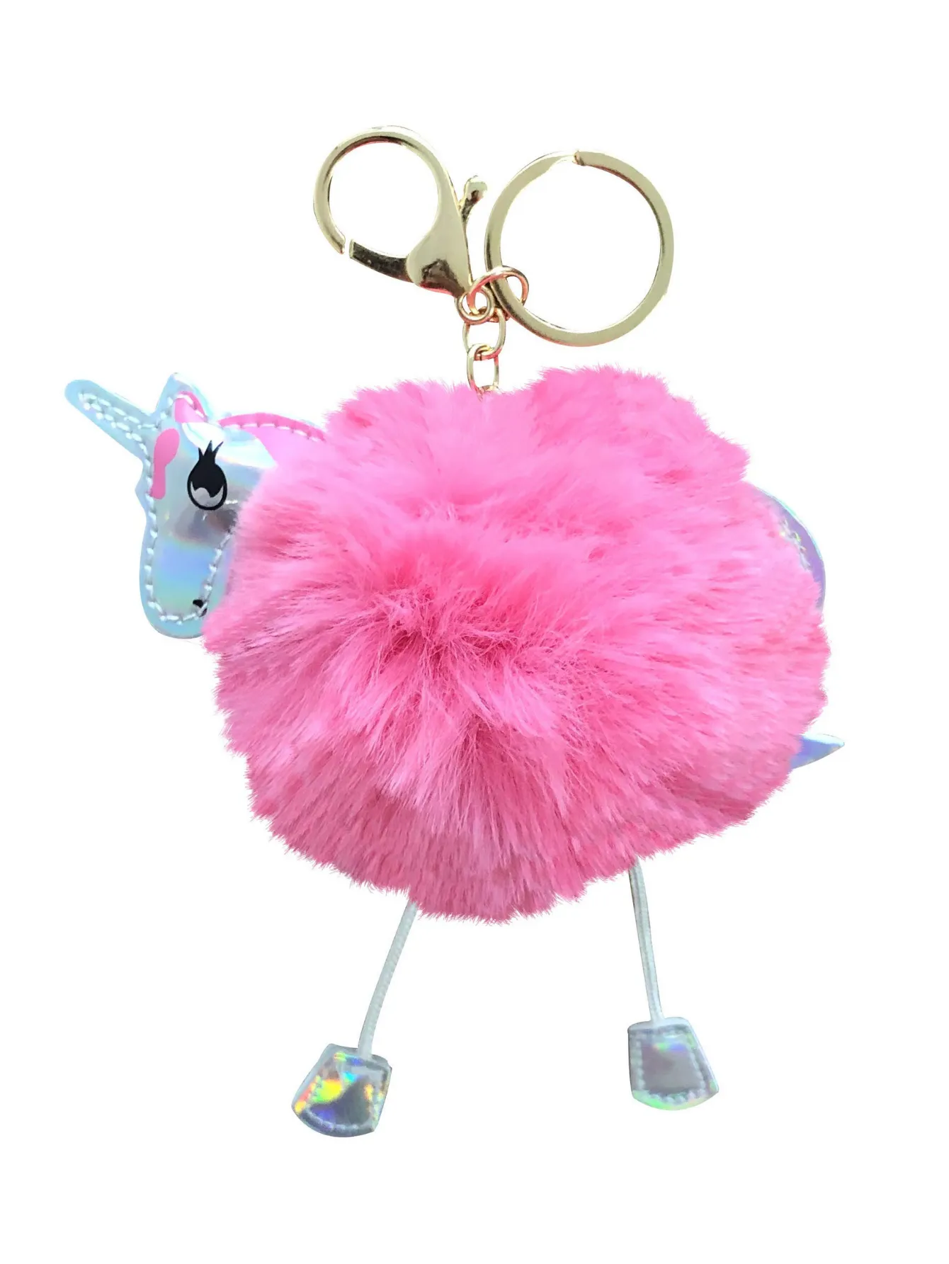Unicorn Gifts for Girls - Unicorn Drawstring Backpack/Makeup Bag/Bracelet/Necklace/Hair Ties/Keychain/Sticker (Flower Head 3)