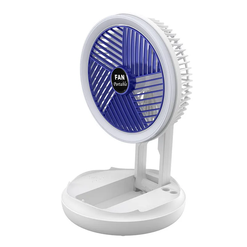 USB Charging Foldable Desk Fan Wall Mounted Hanging Ceiling Fan