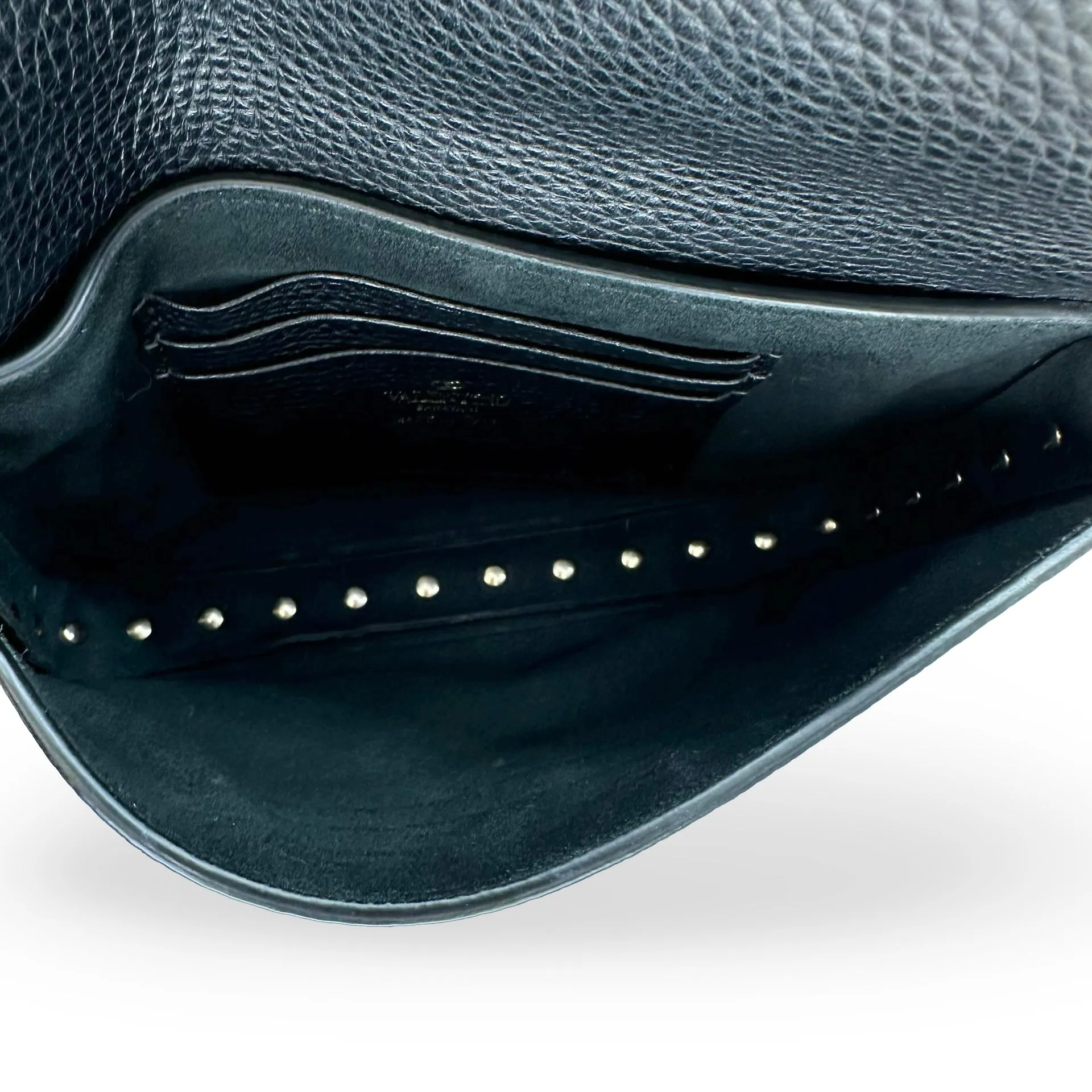 VALENTINO: Grainy Calfskin Rockstud Mini Pouch