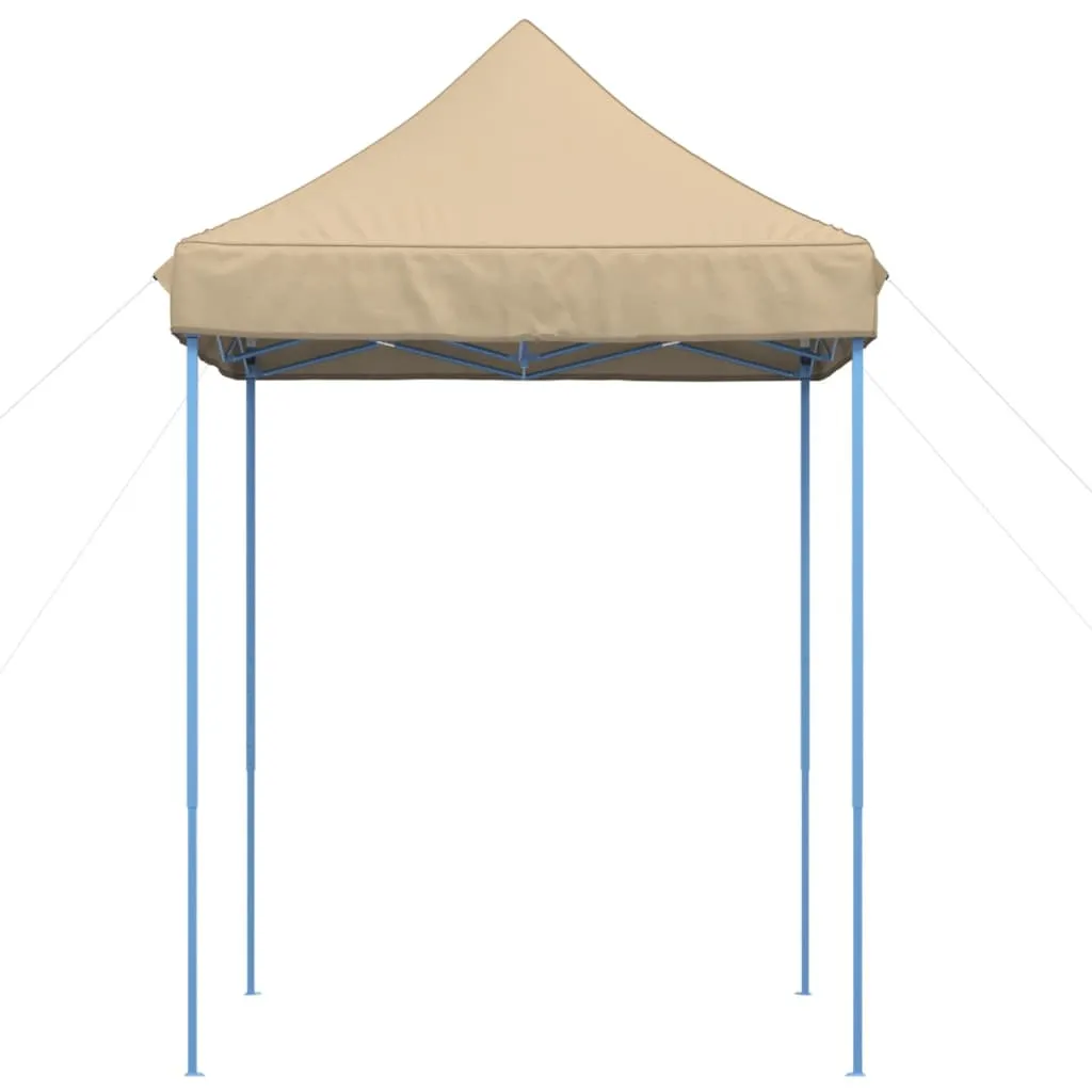 vidaXL Foldable Party Tent Pop-Up Beige 200x200x306 cm