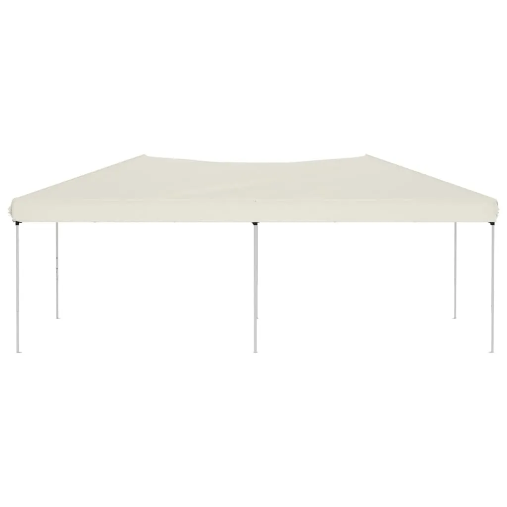 vidaXL Folding Party Tent Cream 3x6 m