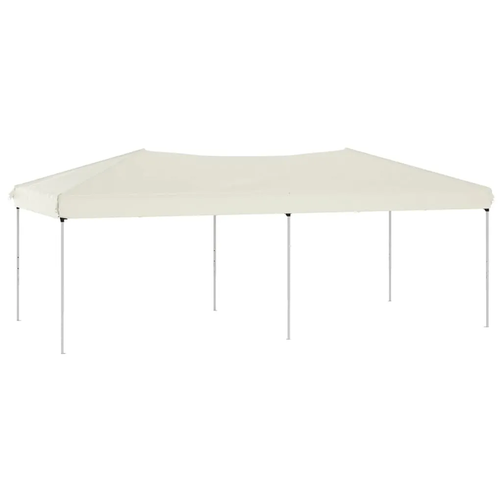 vidaXL Folding Party Tent Cream 3x6 m