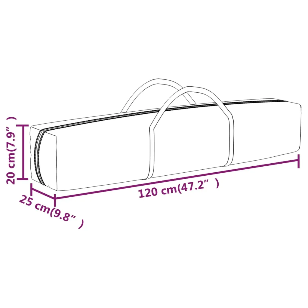 vidaXL Folding Party Tent with Sidewalls Red 3x6 m