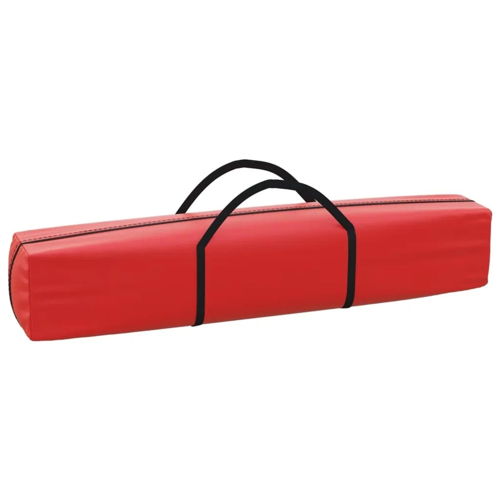 vidaXL Folding Party Tent with Sidewalls Red 3x6 m