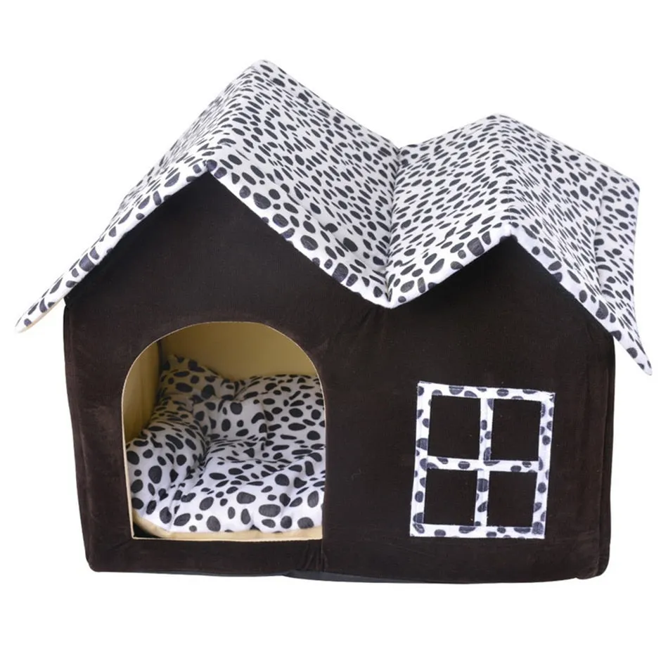 Warm Foldable puppy Cotton Bed