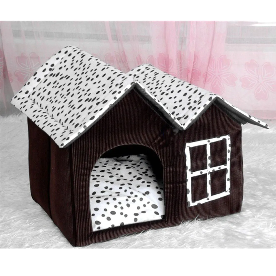 Warm Foldable puppy Cotton Bed