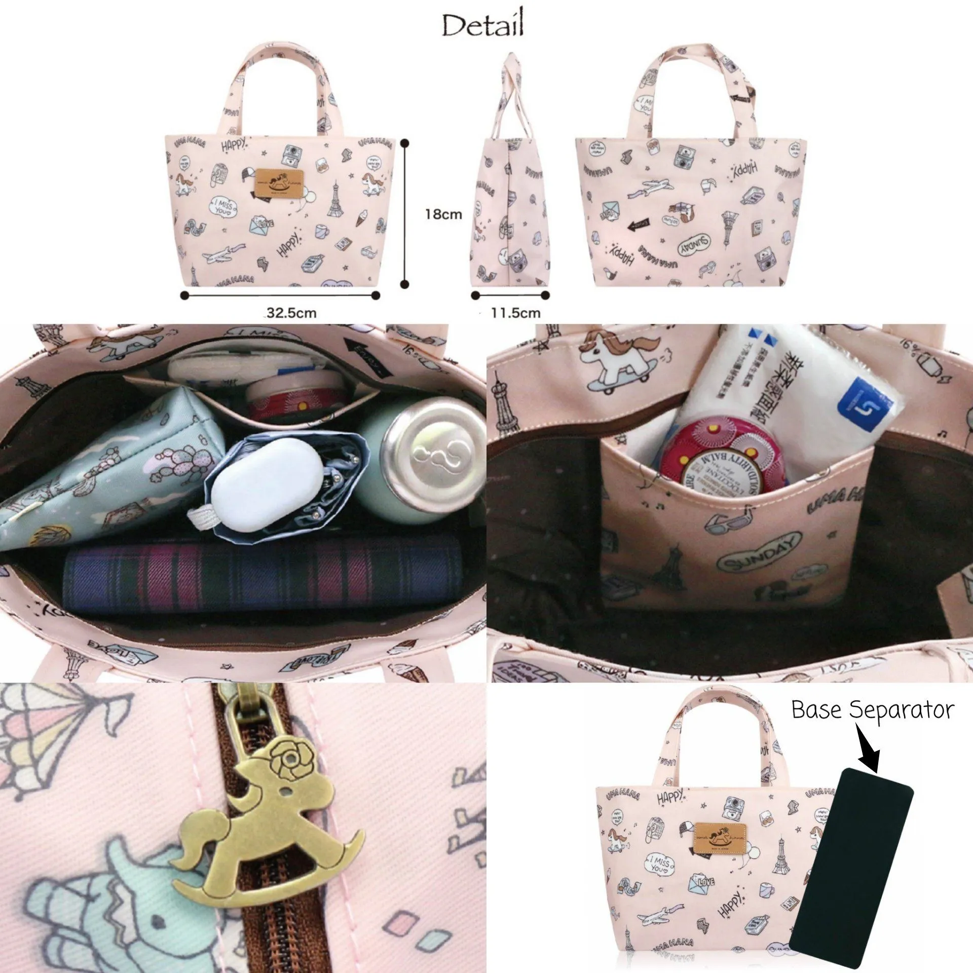 White Snow Corgi Small Handbag