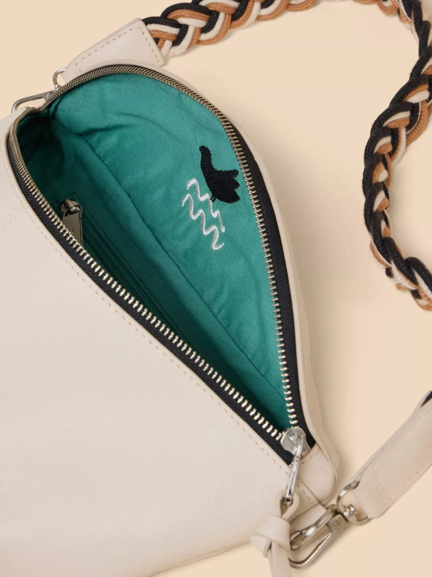 WHITE STUFF - SEBBY LEATHER SLING BAG