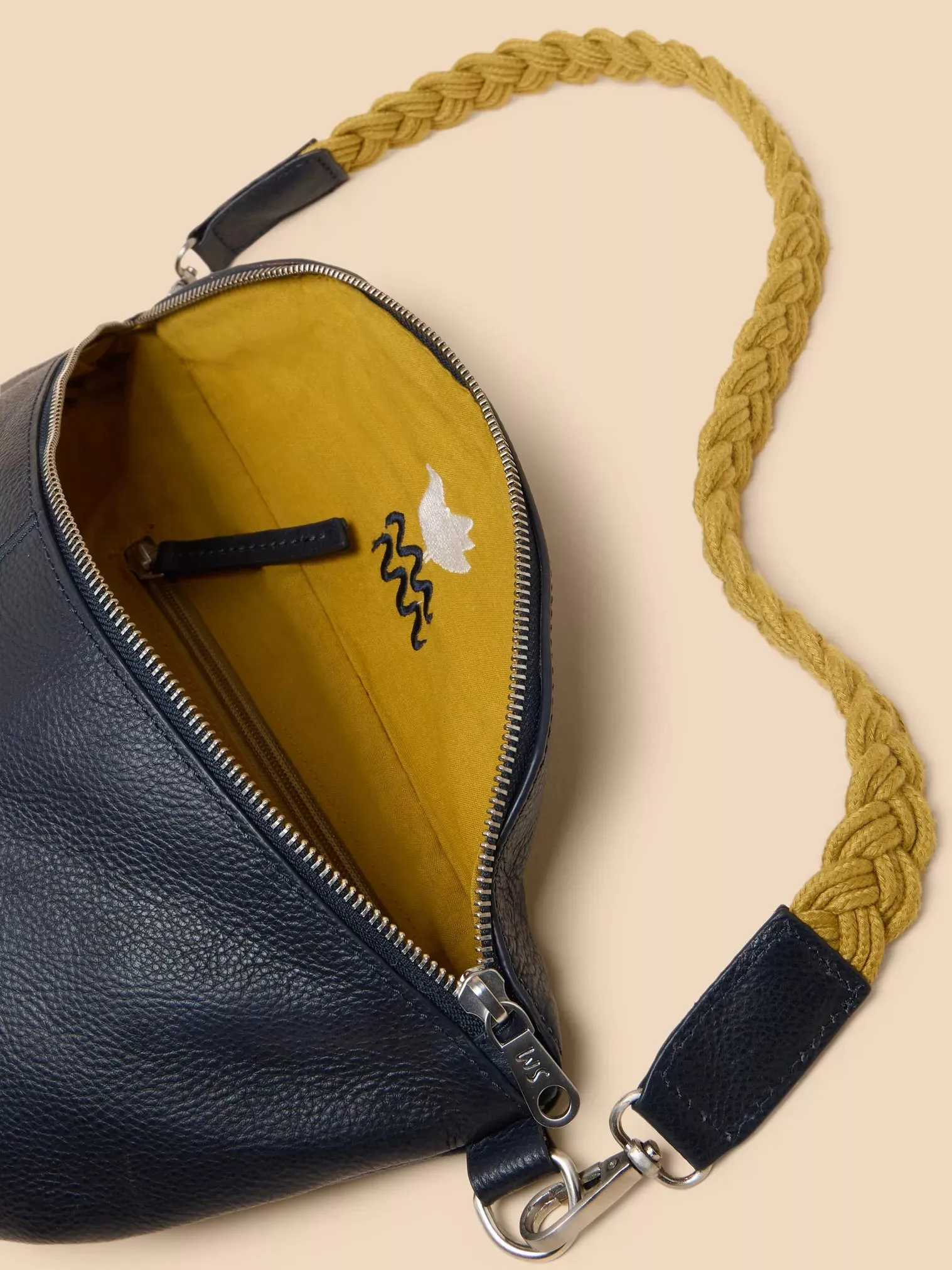 WHITE STUFF - SEBBY LEATHER SLING BAG