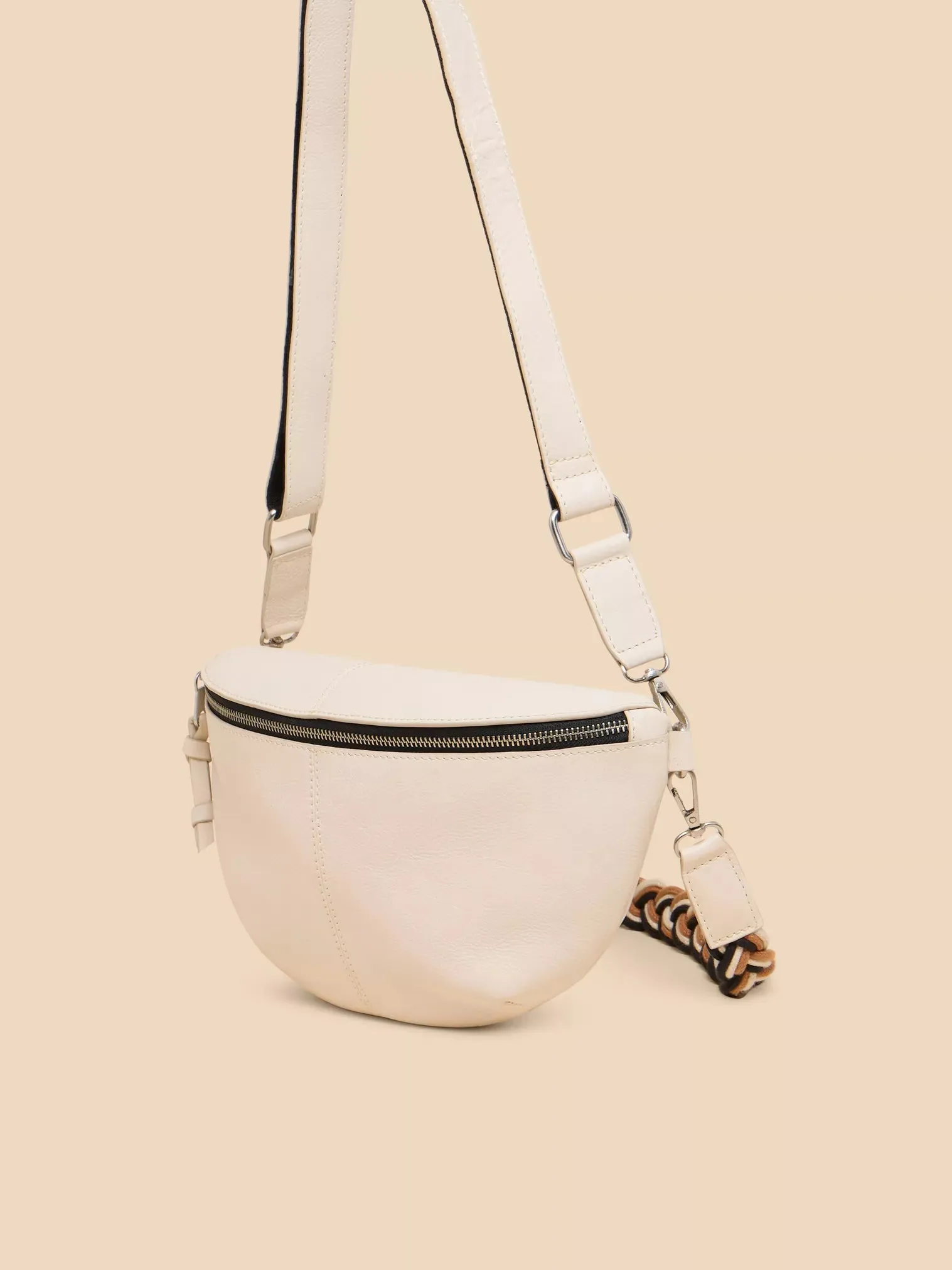 WHITE STUFF - SEBBY LEATHER SLING BAG